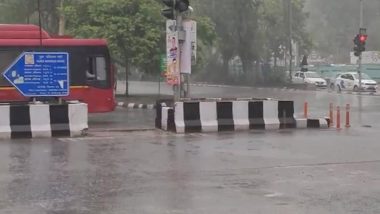 Delhi Weather Update: Heavy Rains Lash Parts of Delhi-NCR (Watch Videos)