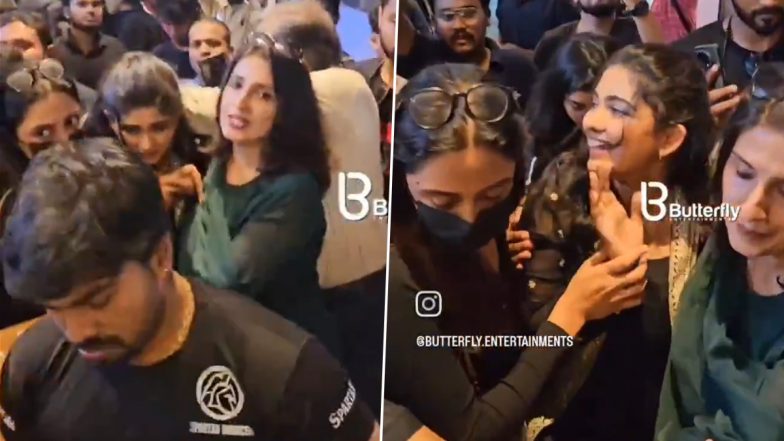 Mamitha Baiju Gets Mobbed in Chennai; Premalu Actress Looks Visibly Concerned Surrounded by Sea of Fans (Watch Video)