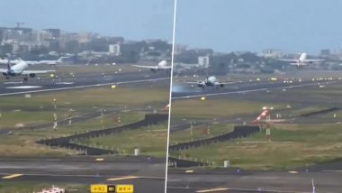 Mumbai Airport Incident: IndiGo and Air India Planes Land, Take Off Within Close Interval on Same Runway at Airport; DGCA Probes Incident (Watch Video)