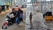 Telangana Weather Update: Waterlogging, Traffic Congestion in City As Heavy Rains Lash Parts of Hyderabad (Watch Videos)