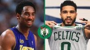 Jayson Tatum Breaks Kobe Bryant&rsquo;s Postseason Scoring Record During NBA 2024 Championship Run, Boston Celtics Star Recreates Black Mamba&rsquo;s Iconic Celebration (See Pic)