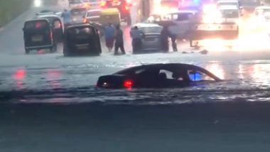 Delhi Weather Update: Heavy Rain Lashes Parts of National Capital, NCR (Watch Videos)