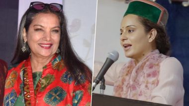 Shabana Azmi Has 'No Love Lost' for Kangana Ranaut Over Slap Incident, But Condemns CISF Officer Kulwinder Kaur's Behaviour