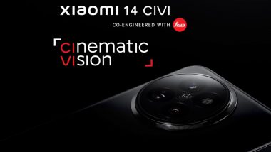 Xiaomi 14 Civi Launch Live Streaming: Watch Launch Event of New Xiaomi Smartphone; Know Price, Specifications and Other Details