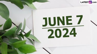 Special Days on June 7, 2024: Know Holidays, Festivals, Birthdays, Birth and Death Anniversaries