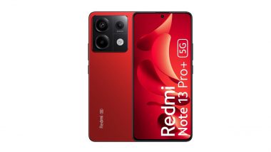 Redmi Note 13 Pro Scarlet Red Colour Variant Launched in India; Check Price, Specifications & Other Details