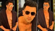 Ranbir Kapoor Flaunts His Symmetrically Perfect Abs in New Photos Shared by Aalim Hakim; Do Not Miss Daddy Cool’s 'Raha' Tattoo on His Shoulder