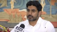 &lsquo;Phone Attacked by Pegasus&rsquo;: N Chandrababu Naidu Asks DG To Submit Report After TDP Leader Nara Lokesh Accuses Jagan Reddy&rsquo;s Government of Phone Tapping and Evidence Destruction (Watch Video)