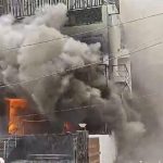 Delhi Fire: Blaze Erupts at Eye7 Chaudhary Eye Centre in Lajpat Nagar, No Causalities Reported (Watch Video)