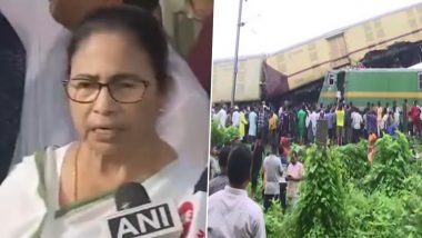 Kanchanjunga Express Train Accident: BJP Engaged in Beautification of Words; Neglecting Passengers’ Amenities, Says West Bengal CM Mamata Banerjee After Train Mishap (Watch Video)