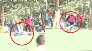 Sudden Death Caught on Camera During Cricket Match: Youth Collapses on Turf, Dies While Batting Near Mumbai's Mira Road; Disturbing Video Surfaces