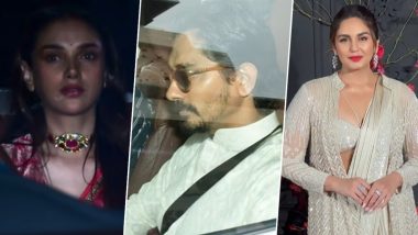 Sonakshi Sinha and Zaheer Iqbal Wedding: Aditi Rao Hydari-Siddharth, Huma Qureshi and Other Stars Arrive at Venue to Bless Newlyweds (See Videos)