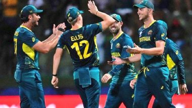 ICC T20 World Cup 2024: Australia Beat Bangladesh by 28 Runs via DLS Method in Rain-Hit Super Eight Match