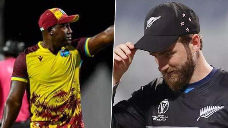 WI 149/9 in 20 Overs | West Indies vs New Zealand Live Score Updates of ICC T20 World Cup 2024: Sherfane Rutherford Powers Windies to a Fighting Total