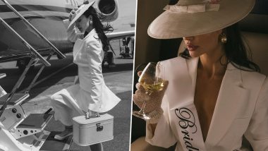 Bride-To-Be Amy Jackson Throws Luxe Bachelorette Party With Girl Gang on a Private Jet in France (See Pics)