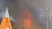 Russia Synagogue Attack: Significant Fire Breaks Out at Synagogue in Derbent After Shooting Incident, Casualties Feared (Watch Video)