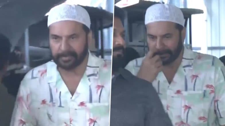 On Eid al-Adha 2024, Mammootty Spotted Visiting Salafi Juma Masjid in Kochi for Namaz (Watch Video)