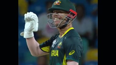 David Warner Carves His Name in History As Australia’s Highest T20 Run-Getter, Achieves Feat in AUS vs OMA ICC World Cup 2024 Match