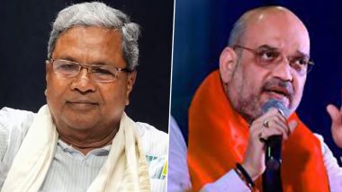 Siddaramaiah Meets Amit Shah; Seeks Implementation of Safe City Project in 5 K’taka Cities