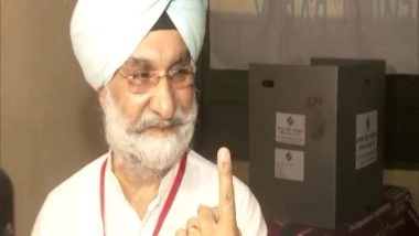 India News | BJP Candidate Taranjit Singh Sandhu Casts His Vote in Amritsar, Urges People to Vote for Development
