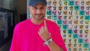 Sports News | Harbhajan Singh Cast His Vote in Last and Final Phase of Lok Sabha Elections 2024