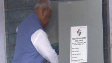 India News | BJP-led NDA Candidate Jitan Ram Manjhi Casts Vote in Bihar's Jehanabad, Urges Voters to Exercise Franchise