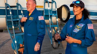 World News | Sunita Williams Flies to ISS on NASA's Boeing Starliner Tonight; 3rd Time in Space for Indian-origin Astronaut