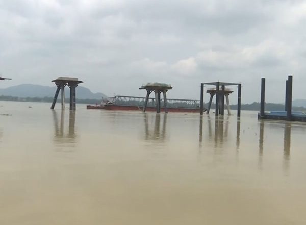 India News | Water Level of Brahmaputra River Rises Following Incessant Rainfall in Parts of Assam
