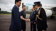 World News | Zelenskyy Arrives in Singapore, Set to Address Shangri-La Dialogue on Sunday