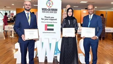 World News | UAE's 'Cyber Pulse' Initiative Wins Prestigious Honour at WSIS Prizes 2024
