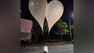 World News | North Korea Sends More 600 Trash Balloons into South Korea, Confirms Seoul Military
