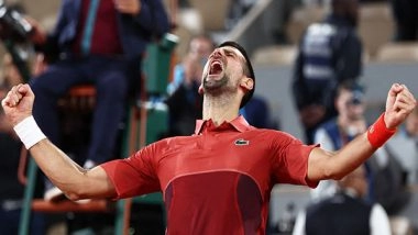 Sports News | French Open: Djokovic Marches to Fourth Round with Brilliant Comeback Win Against Musetti