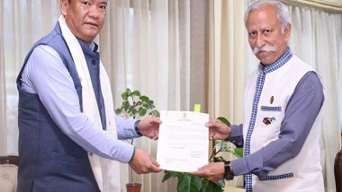 India News | Arunachal Pradesh CM Pema Khandu Calls on Governor; Tenders Resignation