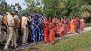 India News | As Police Arrive to Arrest Accused in Sandeshkhali, Local Women Resist, Scuffle Breaks Out; Amit Malviya Slams Mamata