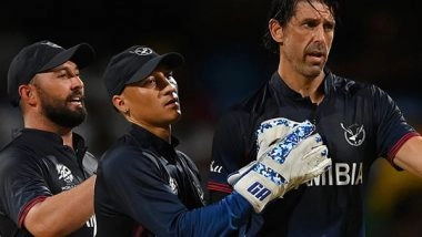 Sports News | T20 WC: David Wiese's Super Over Heroics Help Namibia Start Campaign with Victory over Oman