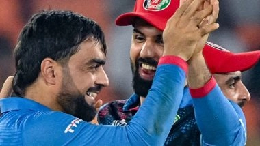 Sports News | Rashid Khan Banks on Afghanistan Chasing 200-run Target in T20 World Cup