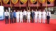 India News | Tamil Nadu: Keel Laying Ceremony of Second Cadet Training Ships Held at Kattupalli Shipyard