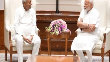India News | Delhi: Nitish Kumar Meets PM Modi Ahead of Lok Sabha Election Results