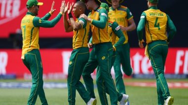 Sports News | T20 World Cup: Nortje's Four-fer Helps South Africa Skittle out Sri Lanka for 77