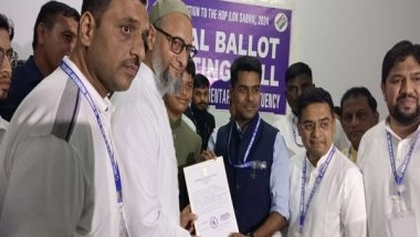 India News | Owaisi Secures Hyderabad Seat with Record Margin; Expresses Gratitude to Voters