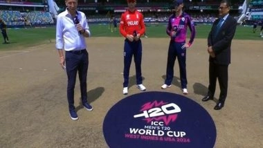 Sports News | T20 WC: Scotland Win Toss, Opt to Bat First Against Defending Champions England