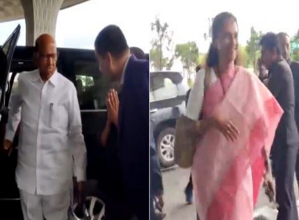 India News | Sharad Pawar, Supriya Sule Leave for Delhi for INDIA Bloc Meeting