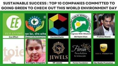 Business News | Top 10 Companies Committed to Going Green - To Check Out This World Environment Day