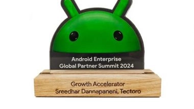 Business News | Tectoro Consulting Private Limited Honored with the Growth Accelerator Award at the Android Enterprise Global Partner Summit 2024