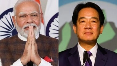 World News | Looking Forward to Contribute Peace, Prosperity in Indo-Pacific: Taiwan President Congratulates PM Modi After Third Successive Win