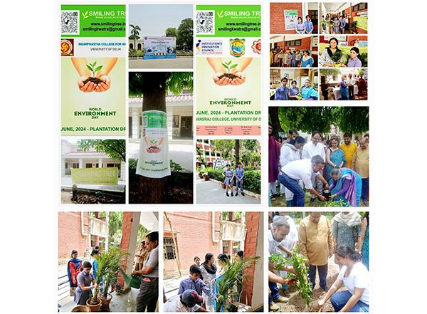 Business News | Smiling Tree, Led by Young Aarav & Alina Kwatra, Partners with IP College and Hansraj College for World Environment Day