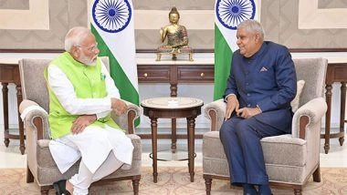 India News | PM Modi Meets VP Dhankar After Submitting Resignation