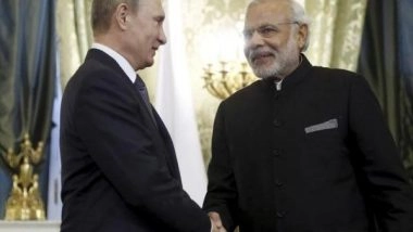 World News | Russian President Putin Calls PM Modi, Congratulates on His Election Victory