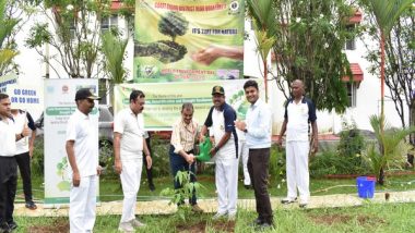 India News | Kerala: Indian Coast Guard Organises Mass Tree Plantation Drive on World Environment Day