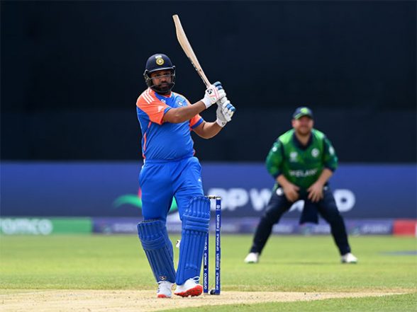 Sports news |  WC T20: Pandya, Rohit shine as India kick off campaign with 8-wicket win over Ireland